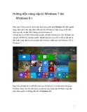 Hướng dẫn nâng cấp từ Windows 7 lên Windows 8