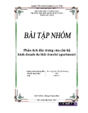 Tiểu luận: Phân tich đăc trưng của căn hộ kinh doanh du lich (tourist apartment)