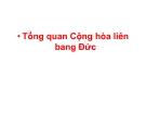 Tổng quan Cộng hòa liên bang Đức