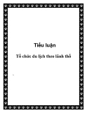 Tiểu luận: Tổ chức du lịch theo lãnh thổ