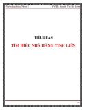 Tiểu luận:Tìm hiểu nhà hàng Tịnh Viên