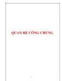 Giáo trình: Quan hệ công chúng