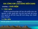 Phần 2: Gia công kim loại bằng biến dạng