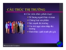 Bài giảng: Thị trường - Cấu trúc thị trường