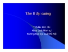 Tâm lí đại cương - Xúc cảm, tình cảm