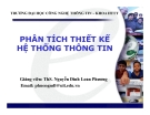 Thiết kế hệ thống thông tin - Thiết kế thành phần giao diện