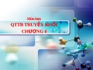 Quá trình thiết bị truyền khối - Trích ly