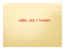 Hiển thị Led 7 thanh