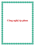 Giáo trình: Công nghệ ép phun