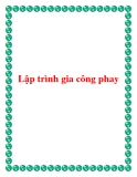 Lập trình gia công phay