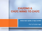 Khoa học quản lý đại cương (ThS Tạ Thị Bích Ngọc) - Chương 6