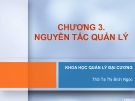 Khoa học quản lý đại cương (ThS Tạ Thị Bích Ngọc) - Chương 3