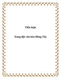 Bài tập nhóm: Xung đột văn hóa Đông Tây