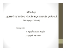 Chương 1: Nhập môn lịch sử tư tưởng quản lý