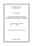 Luận văn thạc sĩ:  Xây dựng hệ thống trợ giúp người cơ tu học tin học văn phòng