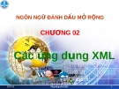 Ngôn ngữ đánh dấu mở rộng - Chương 02 Ứng dụng XML