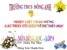 Bài giảng Hình học 8 chương 4 bài 8:  Một số bài giảng hay về Diện tích xung quanh của hình chóp đều