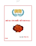 Tiểu luận: Tìm hiểu về Firewall