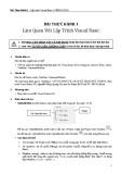 Thực hành làm quen lập trình Visual Basic