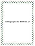 Kinh nghiệm làm thính câu lục
