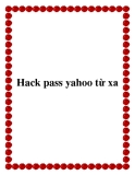 Hack pass Yahoo từ xa