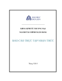 Báo cáo thực tập nhận thức: Công ty CP khoáng sản và xây dựng Bình Dương