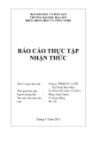 Báo cáo thực tập nhận thức: Quản trị nhân sự tại Công ty TNHH DV và TM Kỹ Thuật Đức Nhân