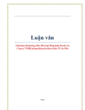 Luận văn: Giải pháp Marketing thúc đẩy hoạt động kinh doanh của Công ty TNHH phòng khám đa khoa Quốc Tế An Phú