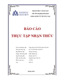 Báo cáo thực tập nhận thức: Ngân hàng NN và PTNT huyện Chợ Gạo