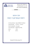 Báo cáo thực tập nhận thức: Công ty TNHH MTV Dệt May 7