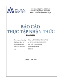 Báo cáo thực tập nhận thức: Công ty TNHH Phân Phối Lê Vinh