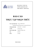 Báo cáo thực tập nhận thức: Công ty TNHH MTV Xuất khẩu lao động Thương mại và du lịch SOVILACO