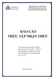 Báo cáo thực tập nhận thức: Công ty cổ phần 32