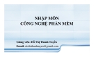 Bài giảng Nhập môn công nghệ phần mềm - Kiểm thử và bảo trì