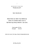 Tóm tắt luận văn thạc sĩ: Phân tích cấu trúc tài chính tại Công ty cổ phần thủy sản và thương mại Thuận Phước - Đà Nẵng