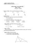 Đề thi học sinh giỏi toán 1 - Trường tiểu học Bãi Bồng