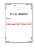 Luận văn: Hoàn thiện công tác kế toán tiền lương và các khoản trích theo lương tại công ty Viễn Thông Hà Nội