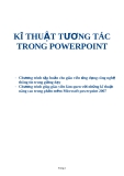 Kỹ thuật tương tác trong powerpoint