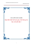 Sáng kiến kinh nghiệm: Dạy kiến thức hình tam giác, hình thang cho học sinh yếu lớp 5