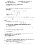 Đề thi thử Đại học lần 1 môn Toán khối A, B năm 2014 - Trường THPT Thuận Thành số 1