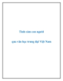 Văn mẫu lớp 9: "Tình cảm con người qua văn học trung đại Việt Nam"