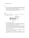 Đề ôn Cơ học ứng dụng (đề 1) - ĐH Bách khoa TP.HCM