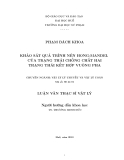 Luận văn Thạc sĩ: Khảo sát quá trình nén Hong - Mandel của trạng thái chồng chất hai trạng thái kết hợp vuông pha