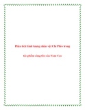 Phân tích hình tượng nhân vật Chí Phèo trong tác phẩm cùng tên của Nam Cao 