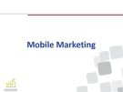 Mobile Marketing - Vũ Hoàng Tâm