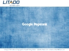 Bài giảng Google Pagerank