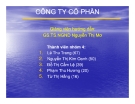 Tiểu luận pháp luật doanh nghiệp: Công ty cổ phần