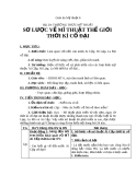 Giáo án bài Sơ lược về mỹ thuật thế giới thời kì cổ đại - Mỹ thuật 6 - GV.N.Hồng Nhung
