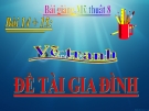 Bài 14 + 15: Vẽ tranh đề tài gia đình - Bài giảng điện tử Mỹ thuật 8 - GV.N.Trung Tín