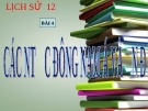 Bài giảng Lịch sử 12 bài 4: Các nước Đông Nam Á và Ấn Độ